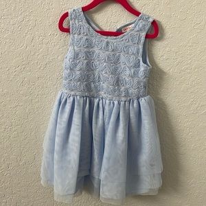 Blue tulle dress girls XS